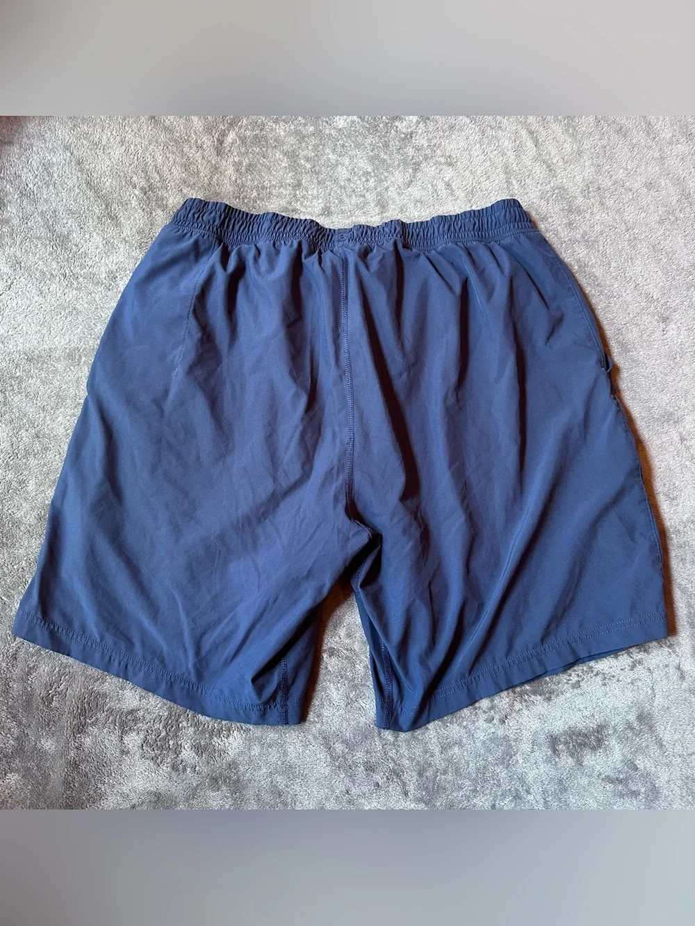 Rhone Mens Compression Lined Training Shorts Large Navy Blue