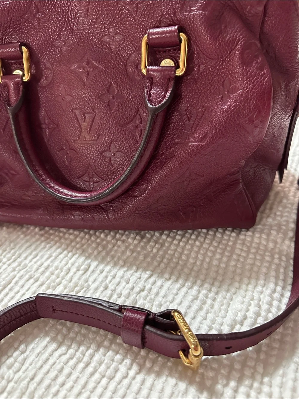 Louis Vuitton structured louis