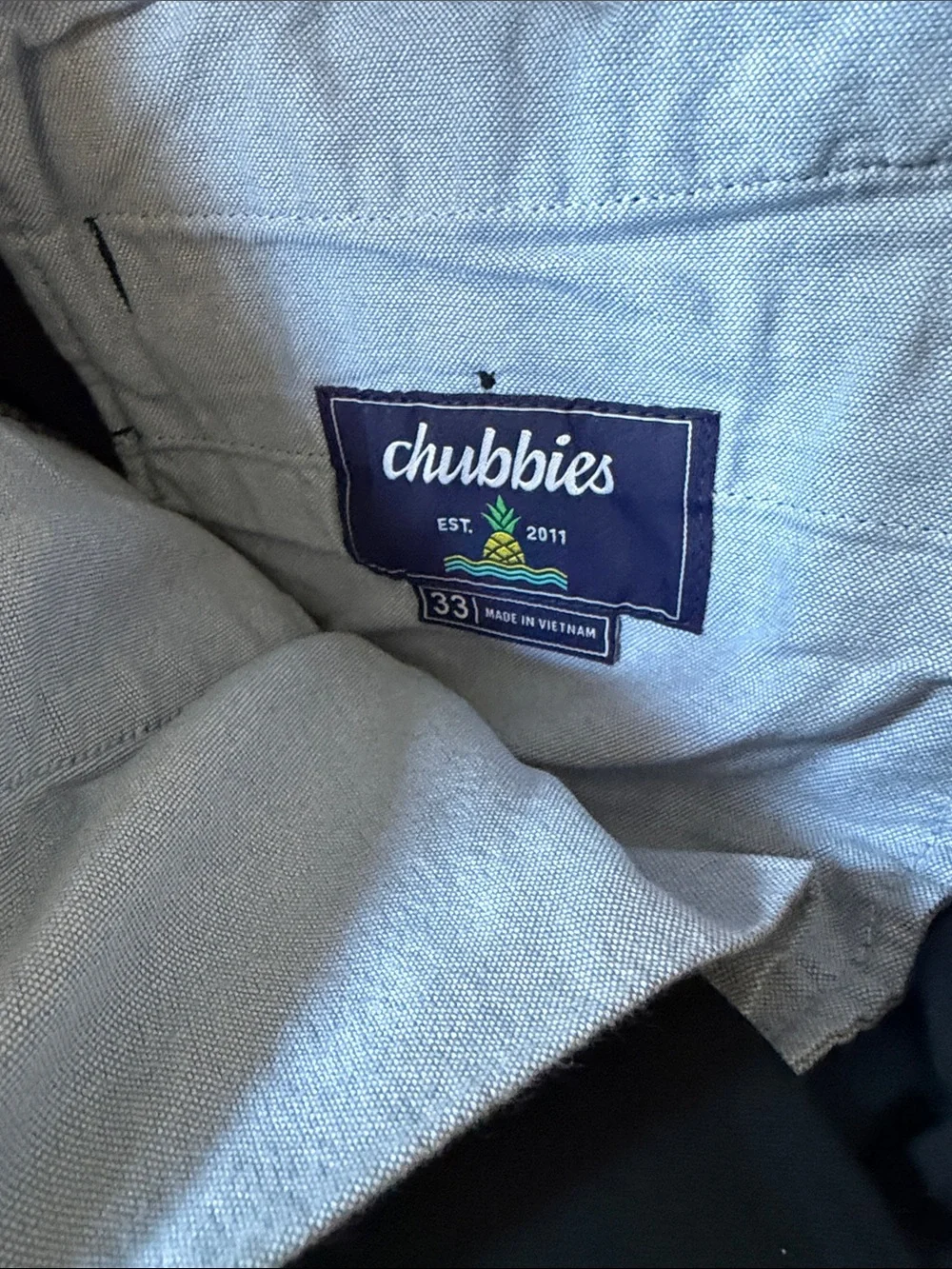 chubbies navy casual