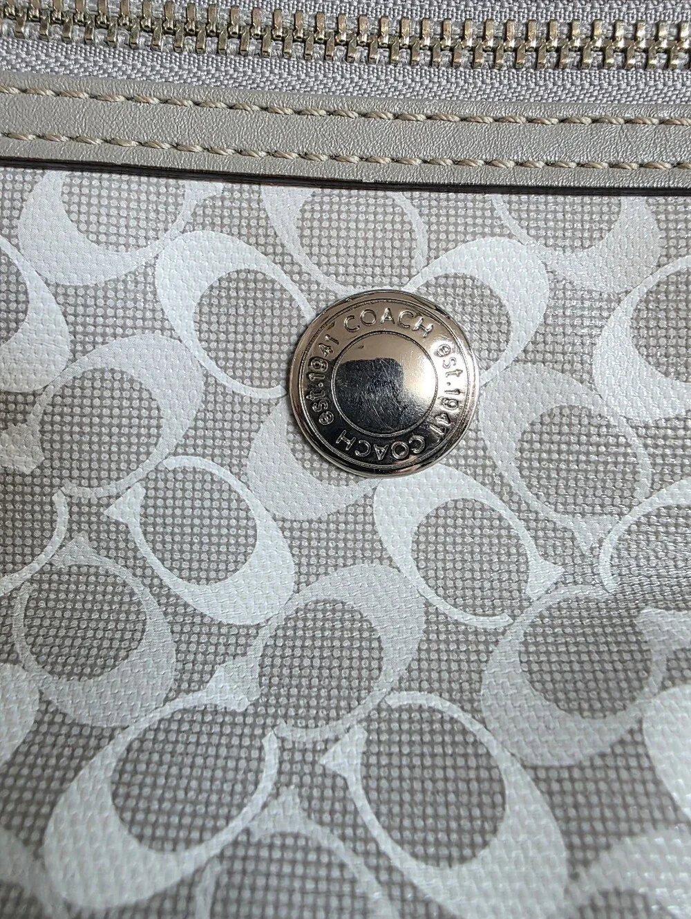 Coach depth very leather