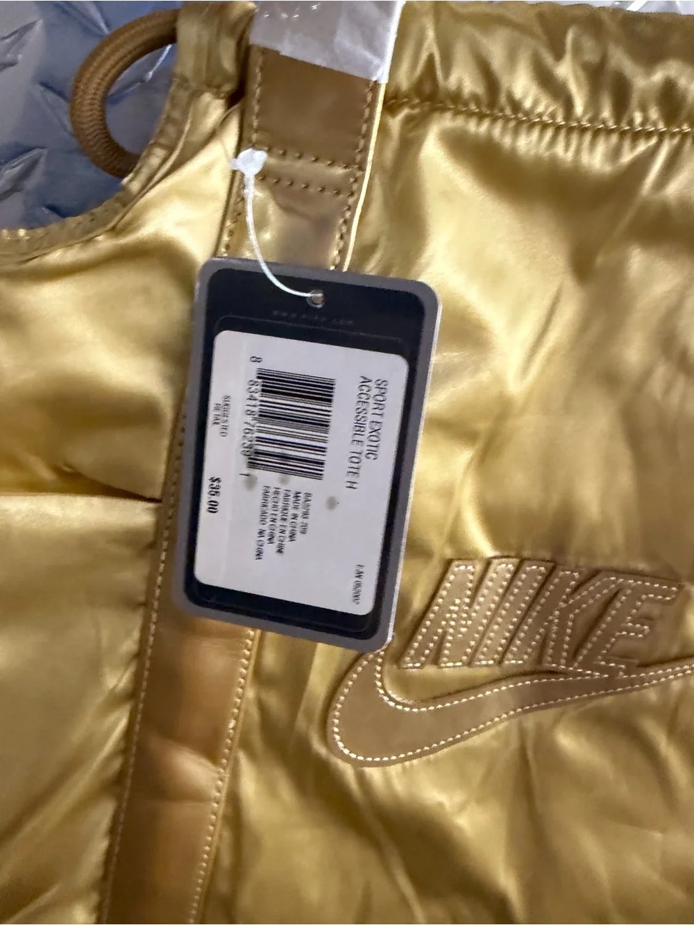 Nike shiny metallic