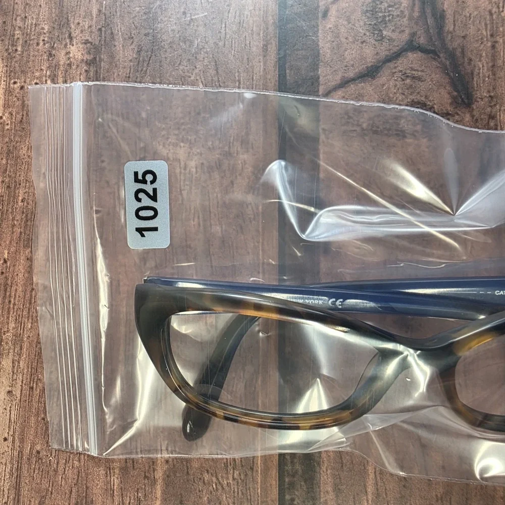 Kate‎ Spade Catalina Eyeglasses Womens Blue Tortoise Cat Eye Glasses Frame 135mm