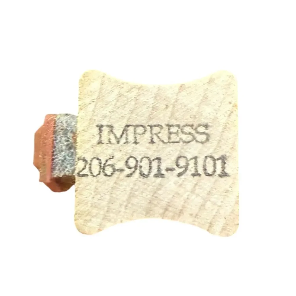 Impress Happy Halloween Small Text Rubber Stamp