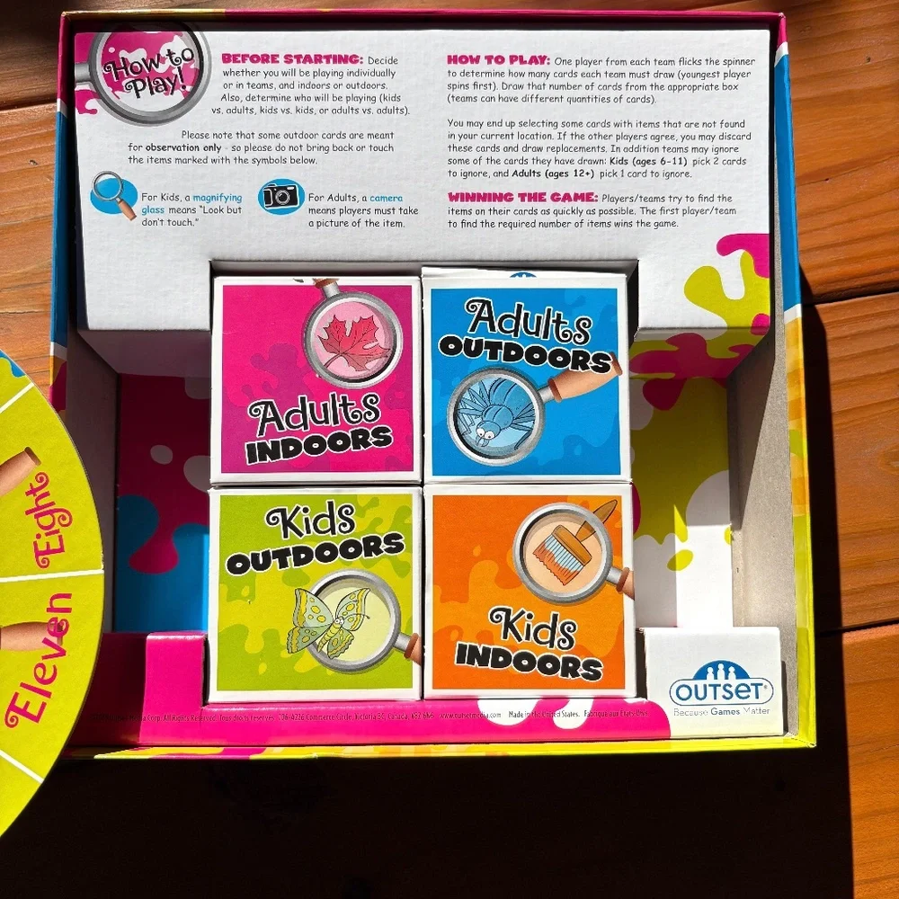 Family Scavenger Hunt In a Box Game by Outset Media, Ages 6+