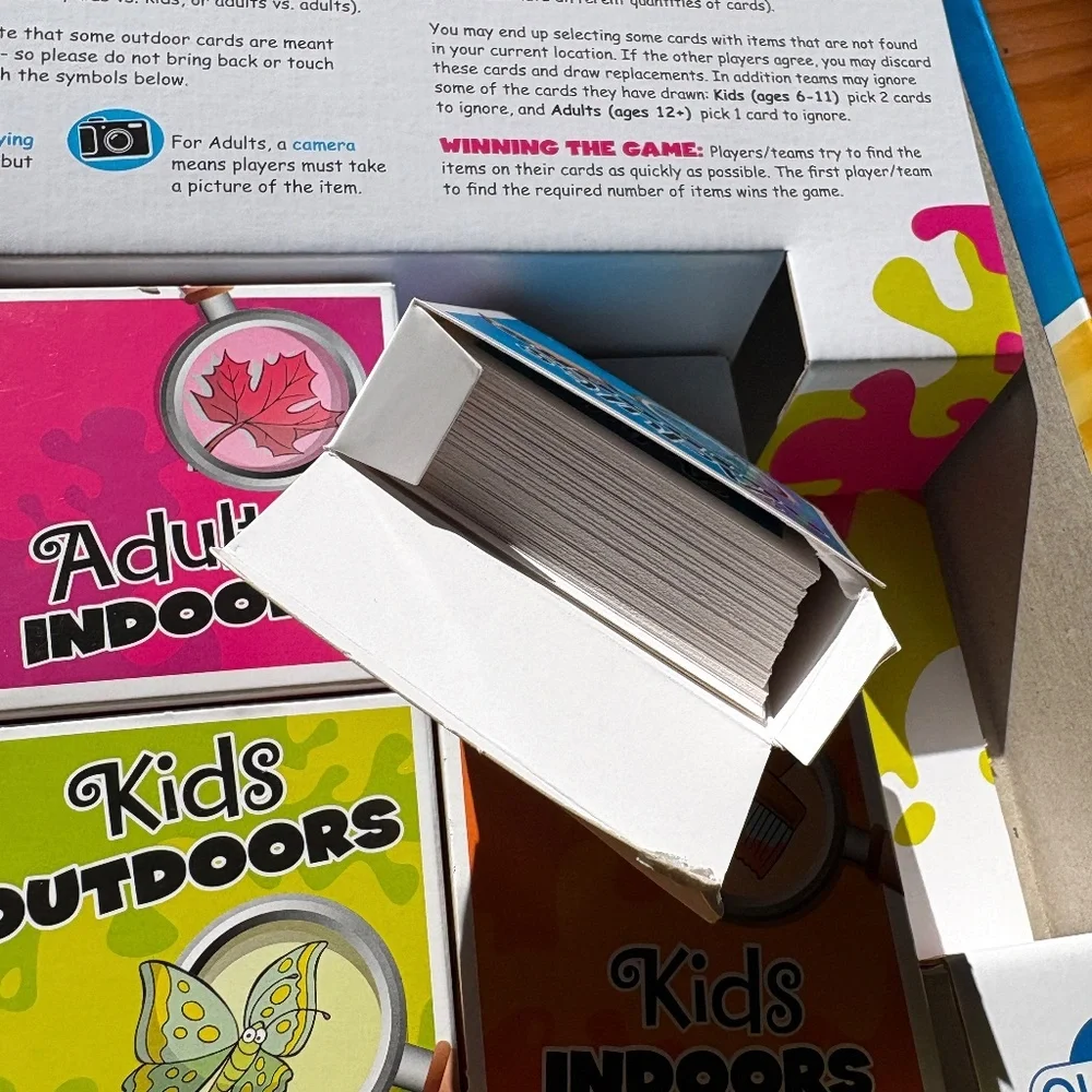 Family Scavenger Hunt In a Box Game by Outset Media, Ages 6+