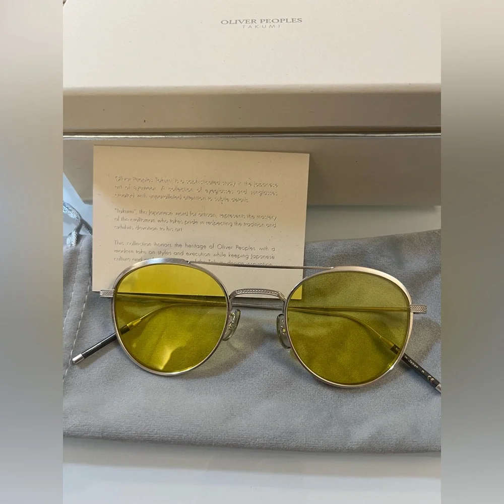 Oliver Peoples takumi collection