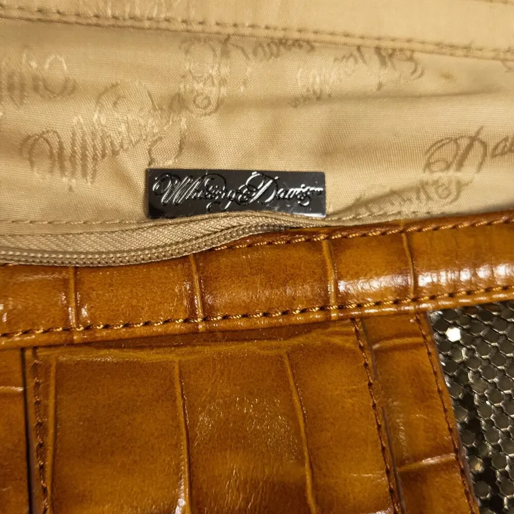 Whiting & Davis Clutch Bag Size OS Silver Y2K Mobwife Vintage Archive