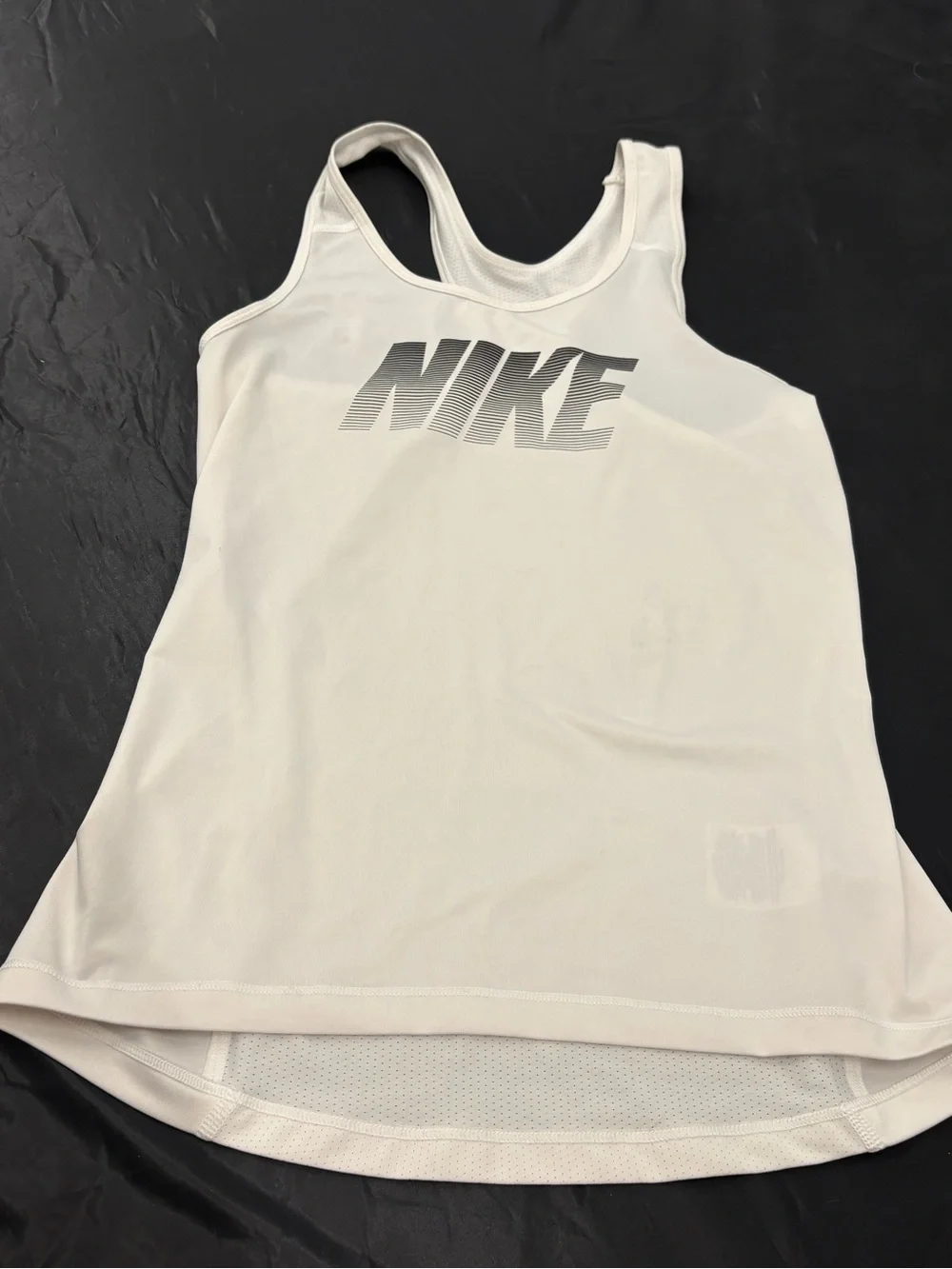 Nike white racerback