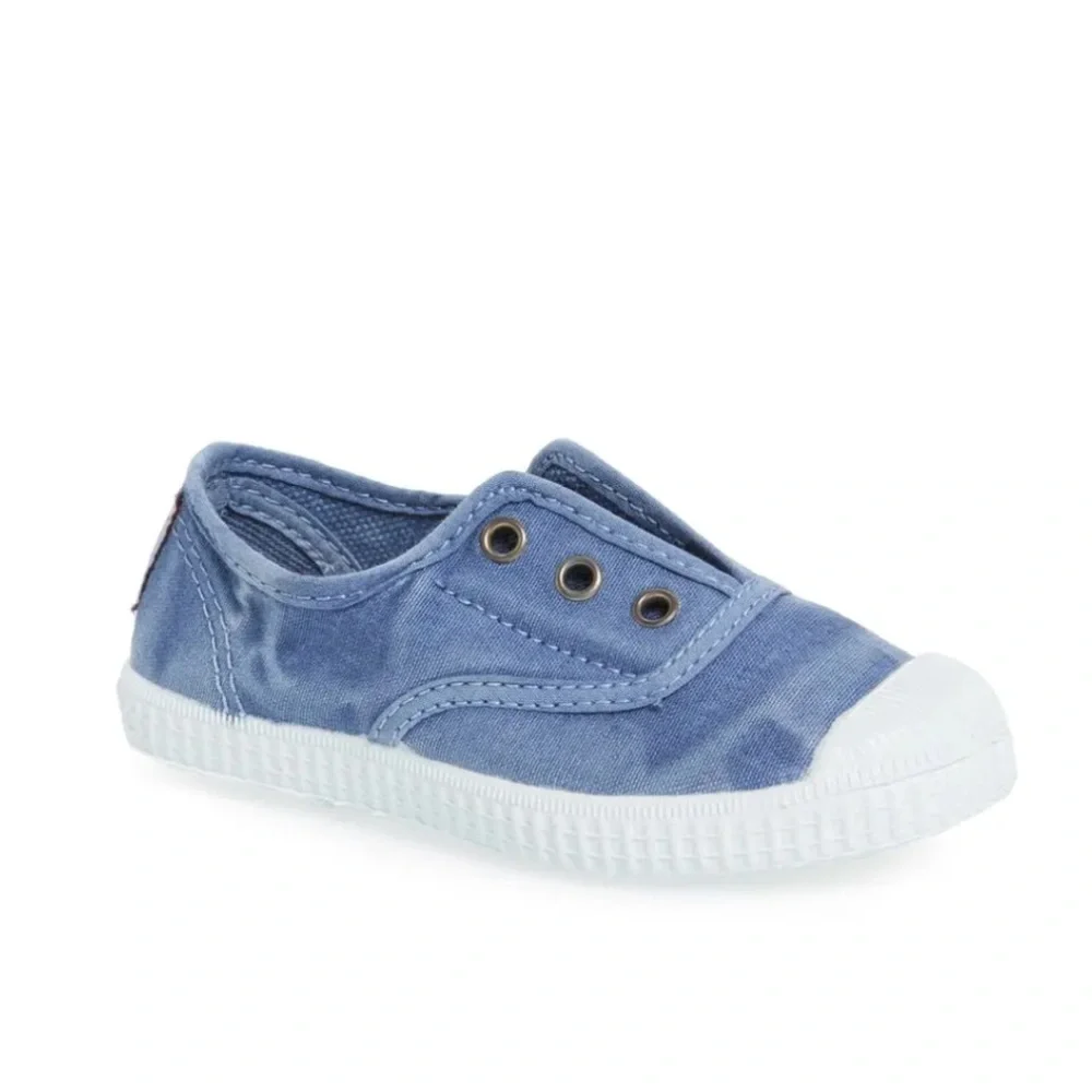 Cienta Laceless Slip-On Sneaker  DENIM, Size 3.5US / 35EU NWT