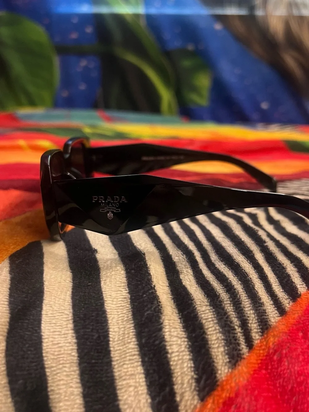 Prada branded rectangular