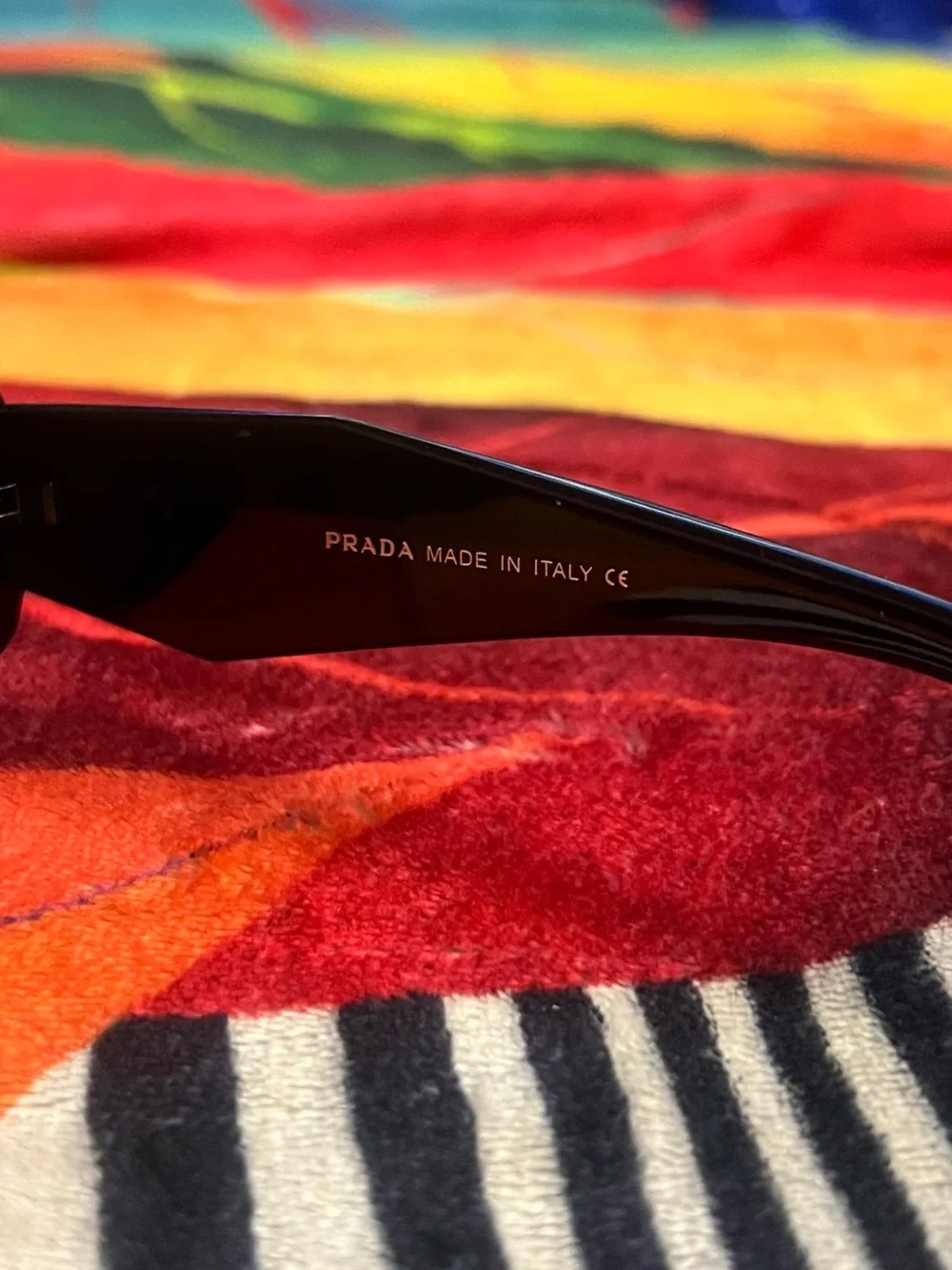 Prada branded rectangular