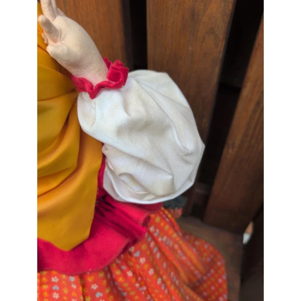 Vintage Russian Cloth Tea Cozy Warmer Lady Doll 19