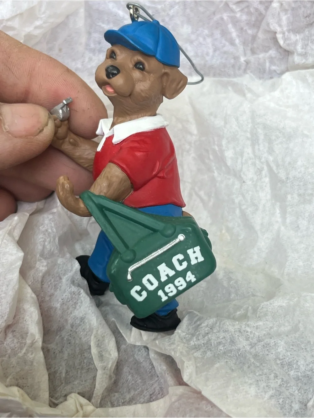 Hallmark he holding blue