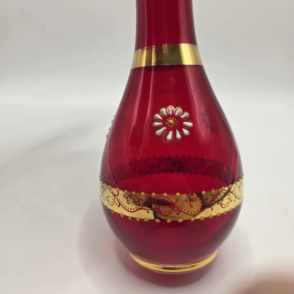 Red beautiful vintage
