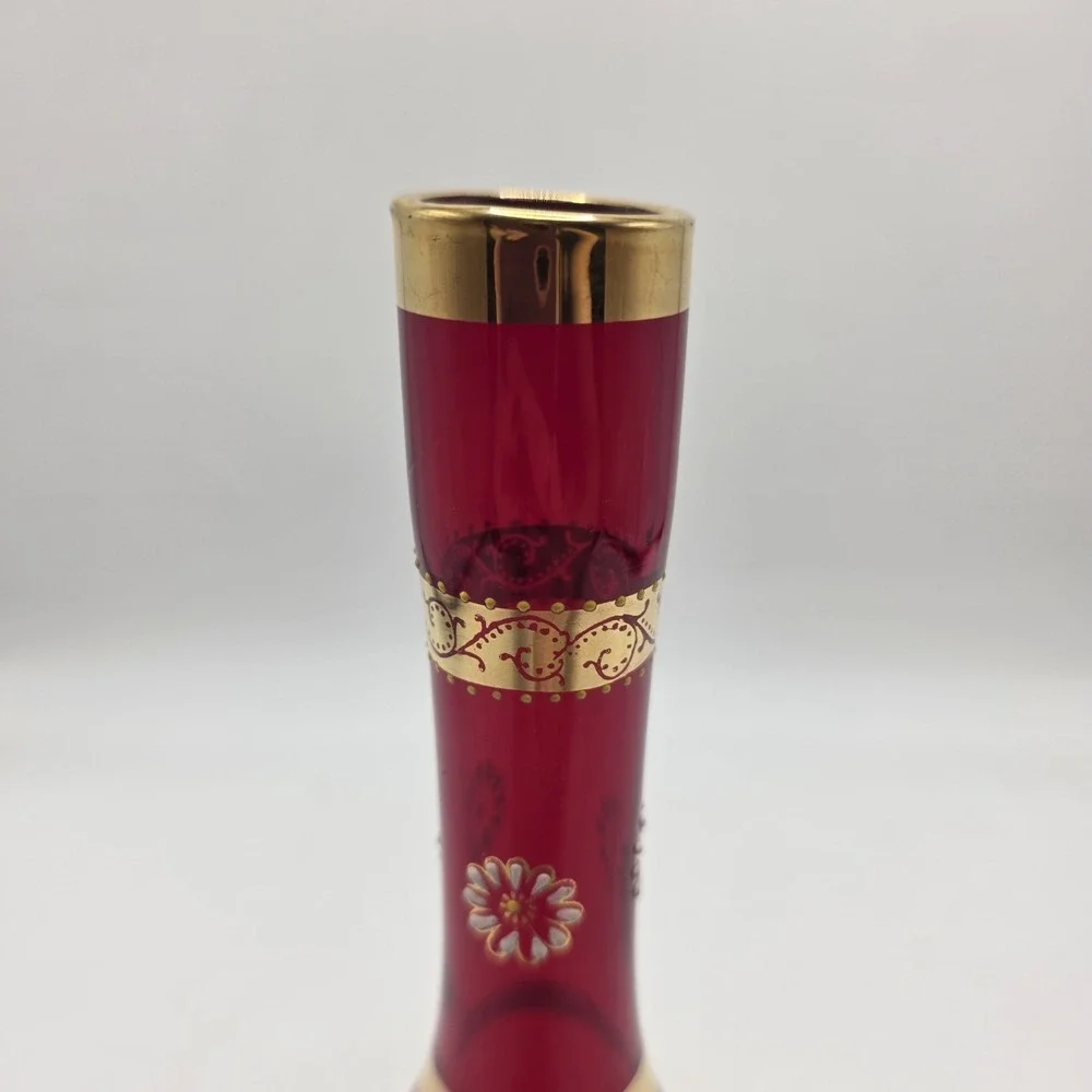 Red beautiful vintage