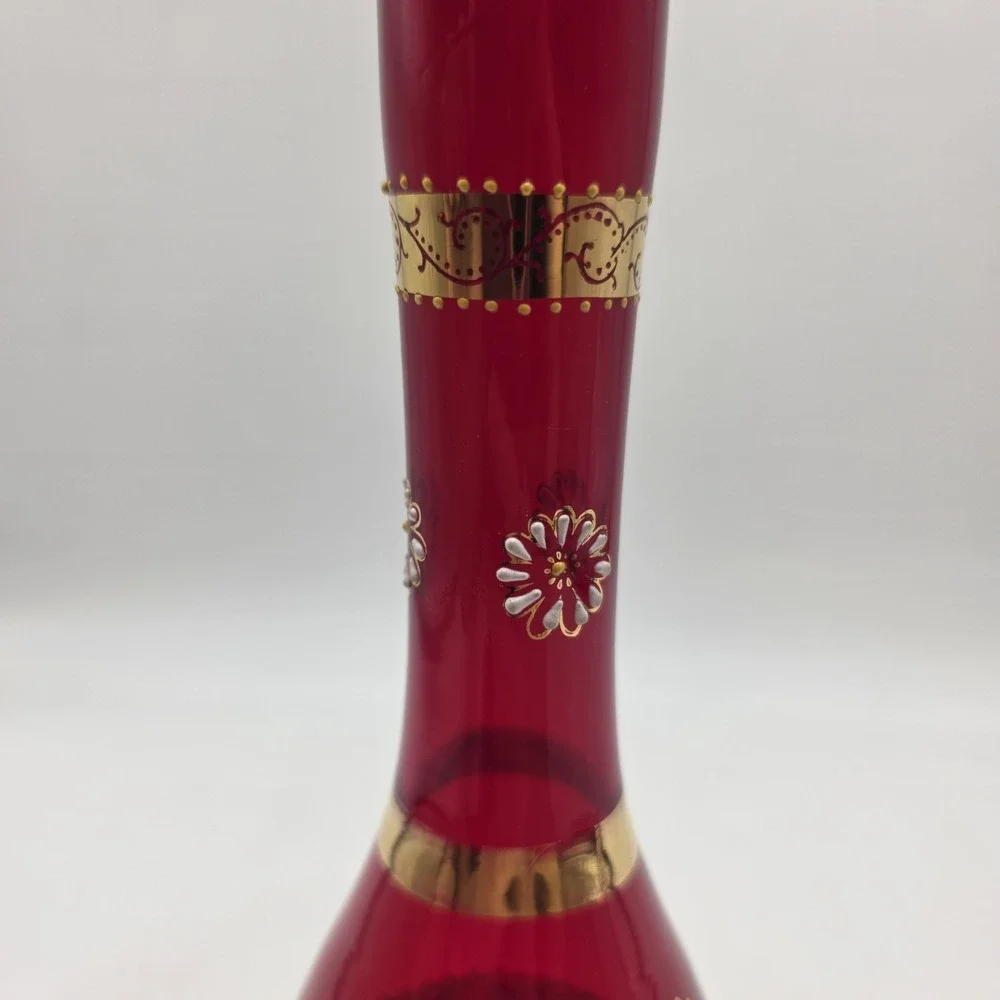Red beautiful vintage