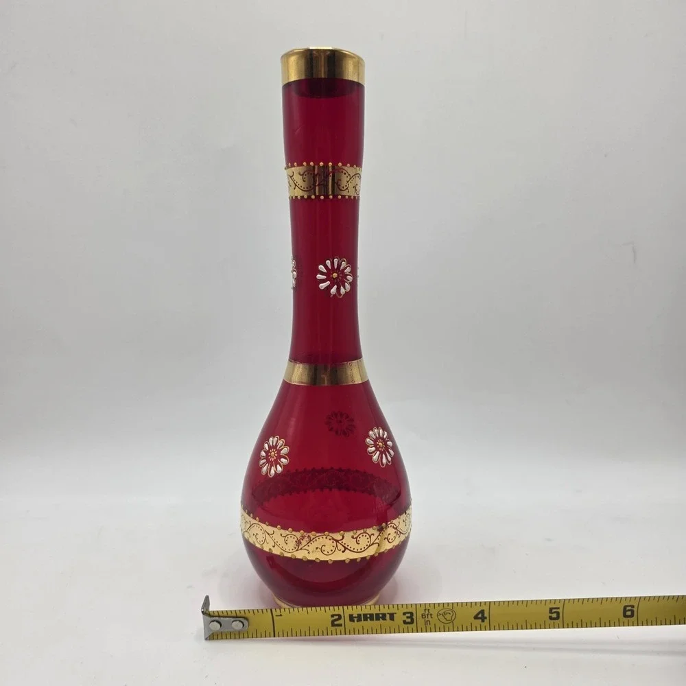 Red beautiful vintage