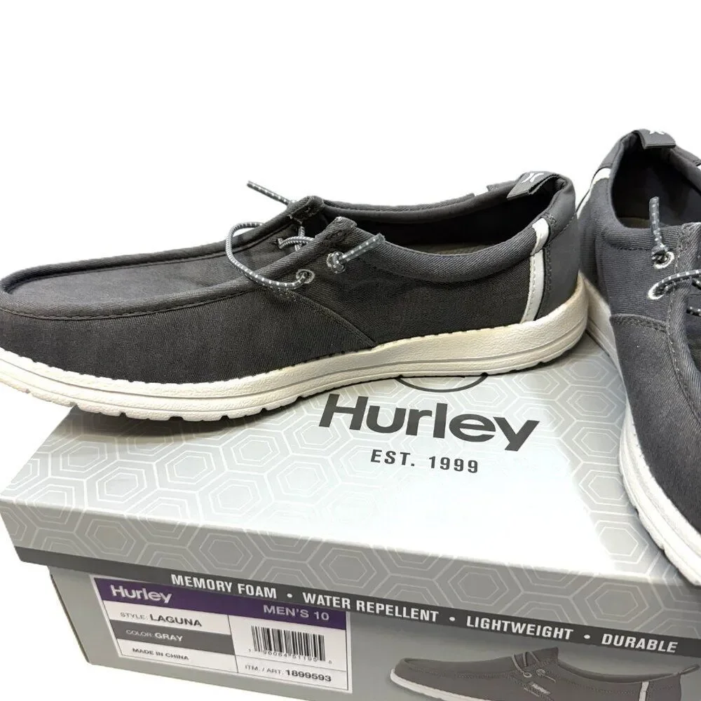Hurley Laguna Gray Sneakers Men’s Size 10 | New