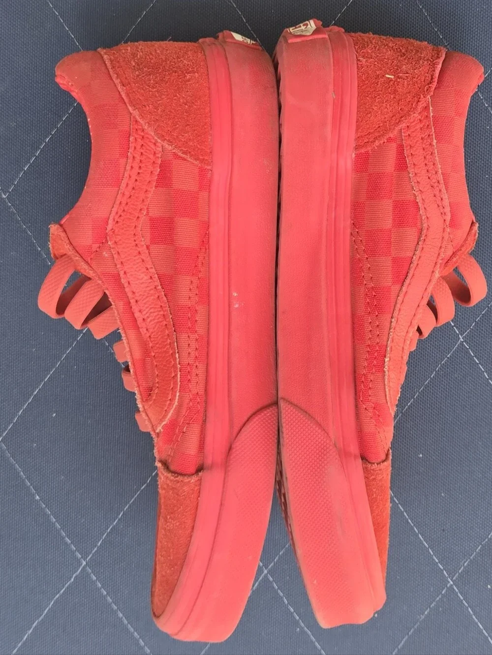 Vans red making monochromatic