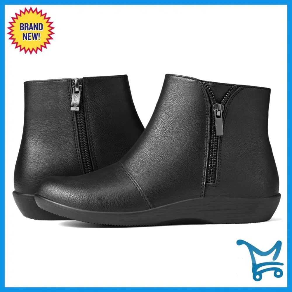 Women's Ankle Boots Flat Booties Comfortable Walking Casual Short Boots