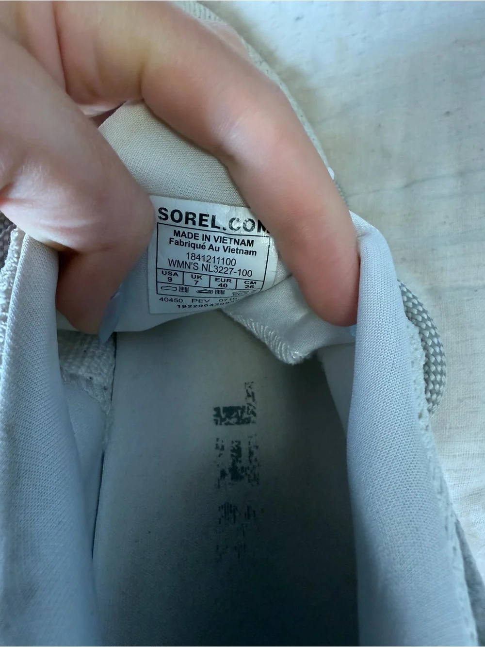 Sorel breathable knit