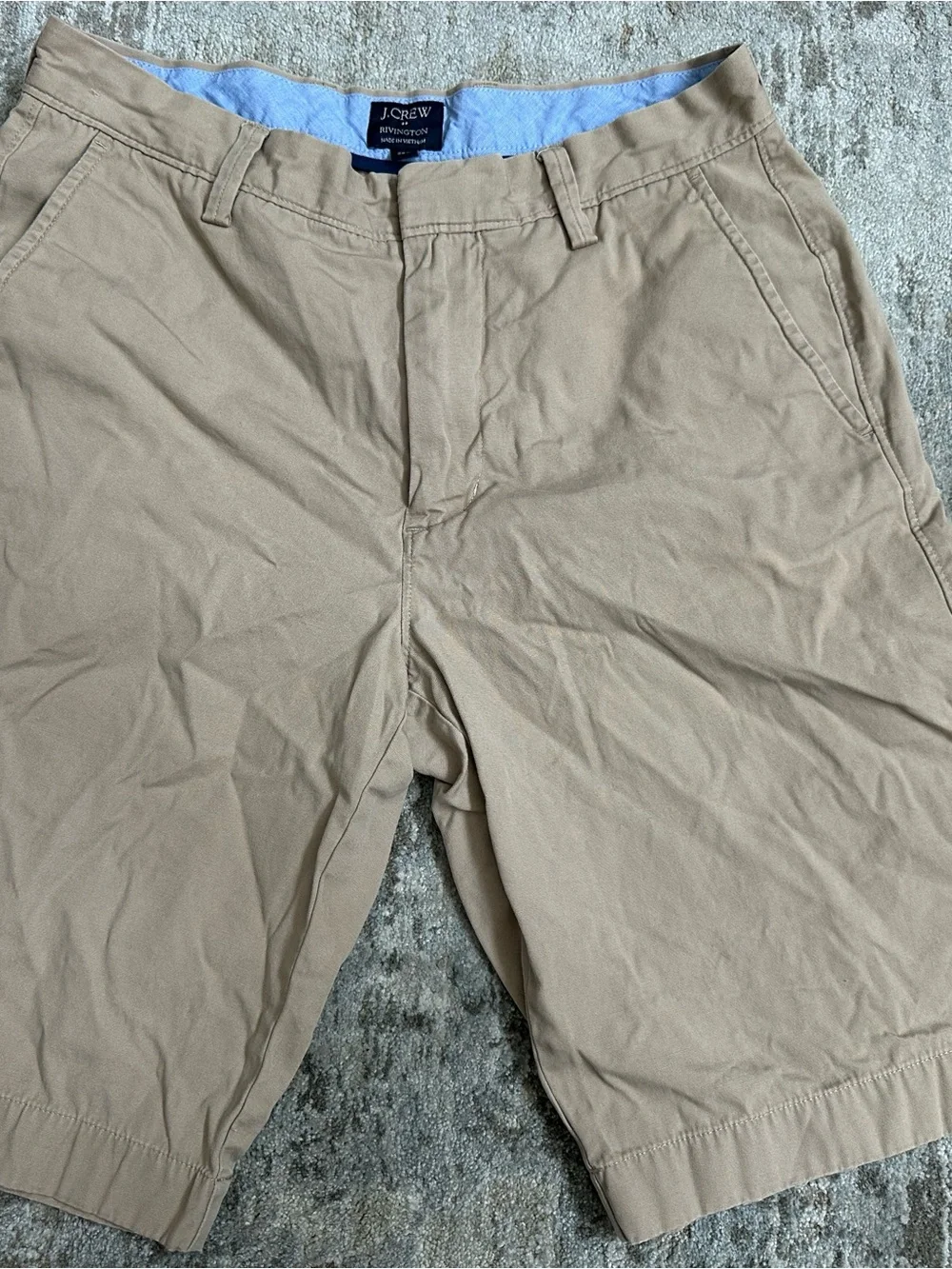 J. Crew Tan Rivington Chino Shorts