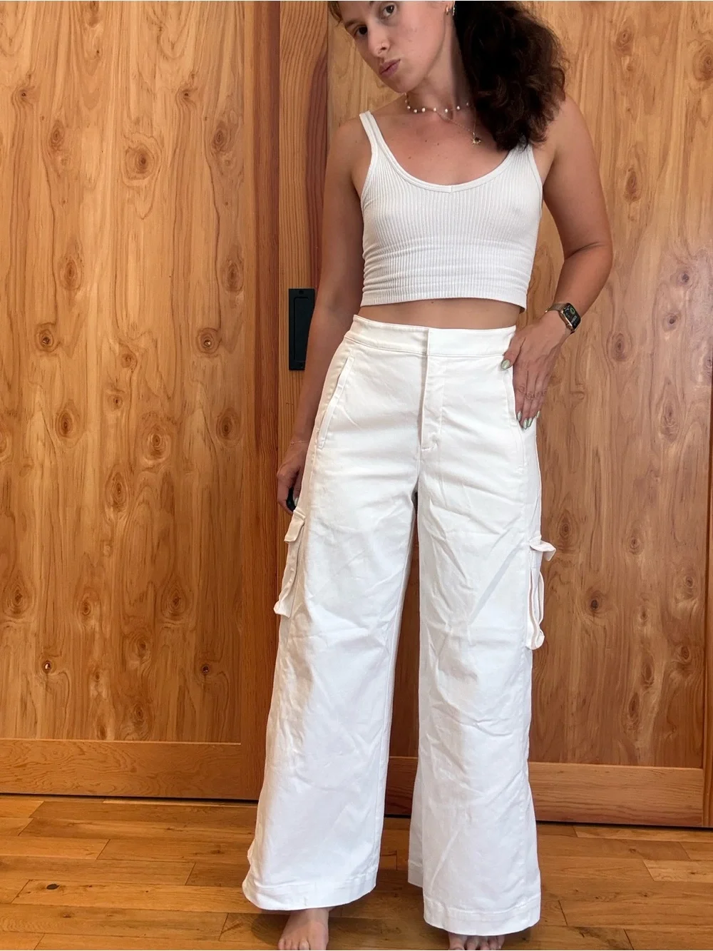 ALO Yoga cropped or lightly