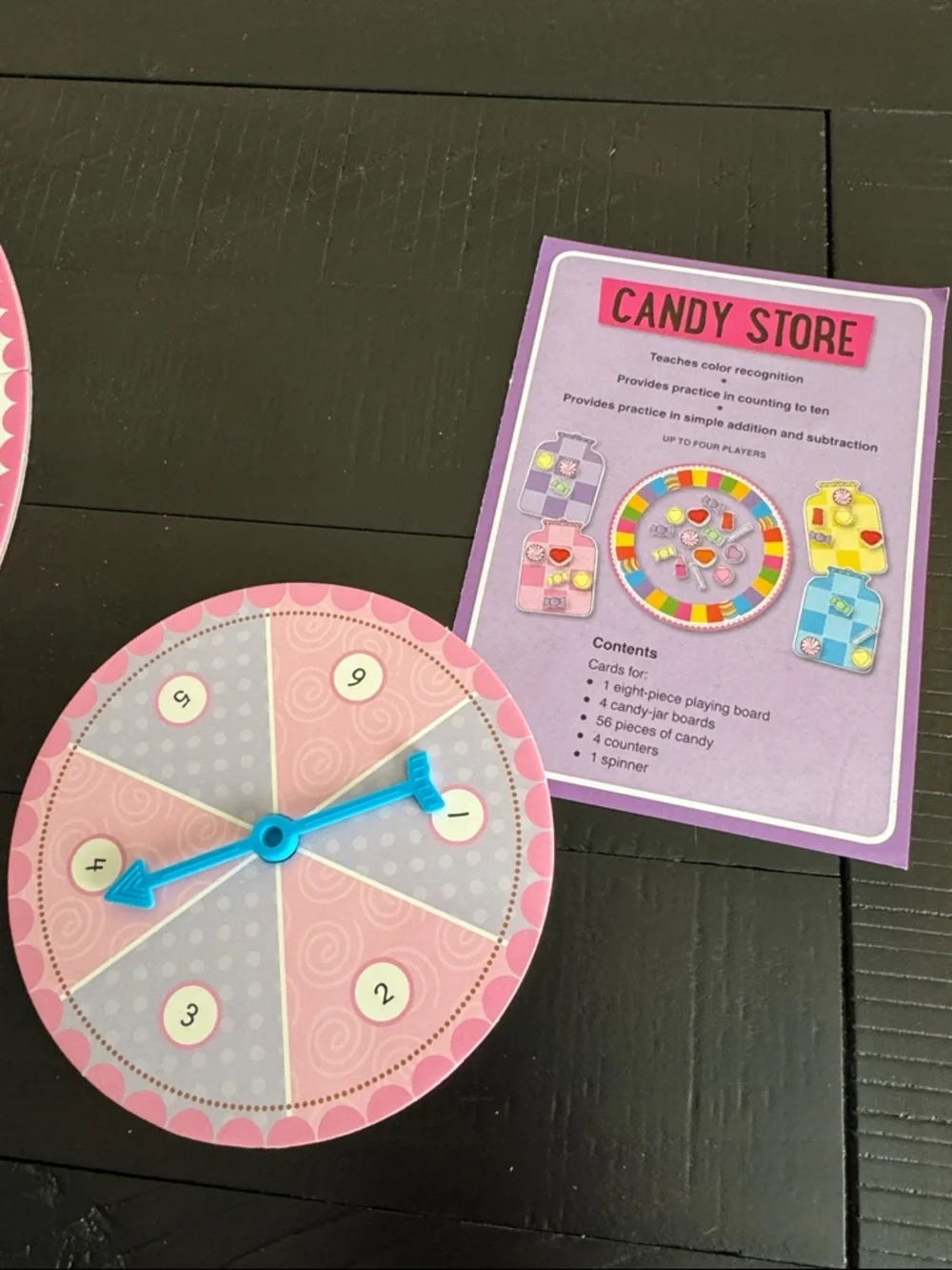 Candy Store Colors and Counting Game