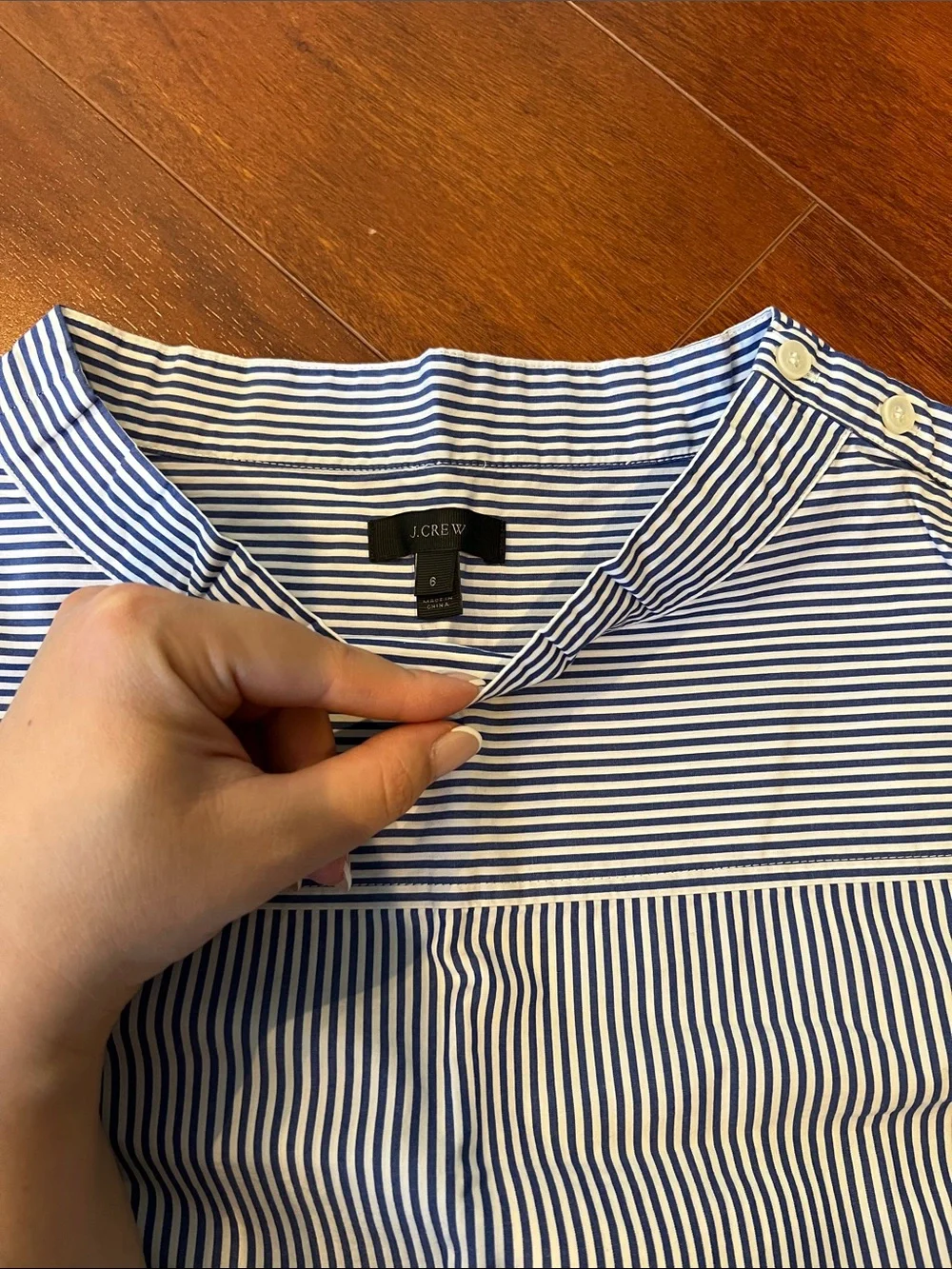 J. Crew lightweight striped