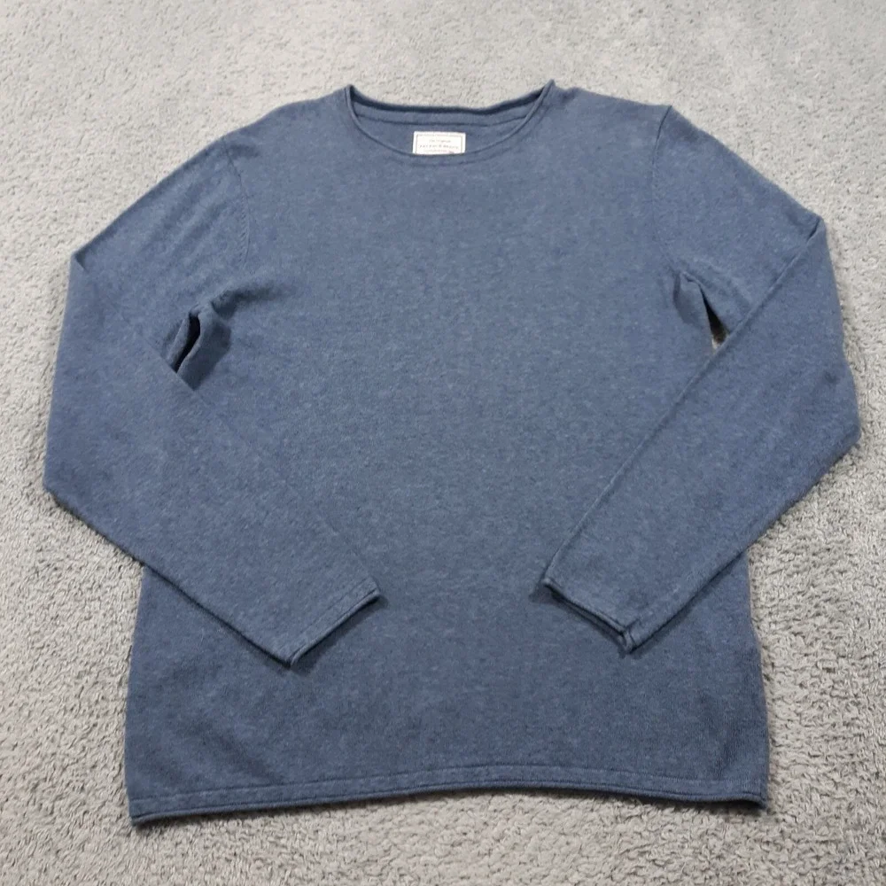 Fat Face Sweater Mens Small Pullover Cotton Cashmere Crew Neck Jumper British