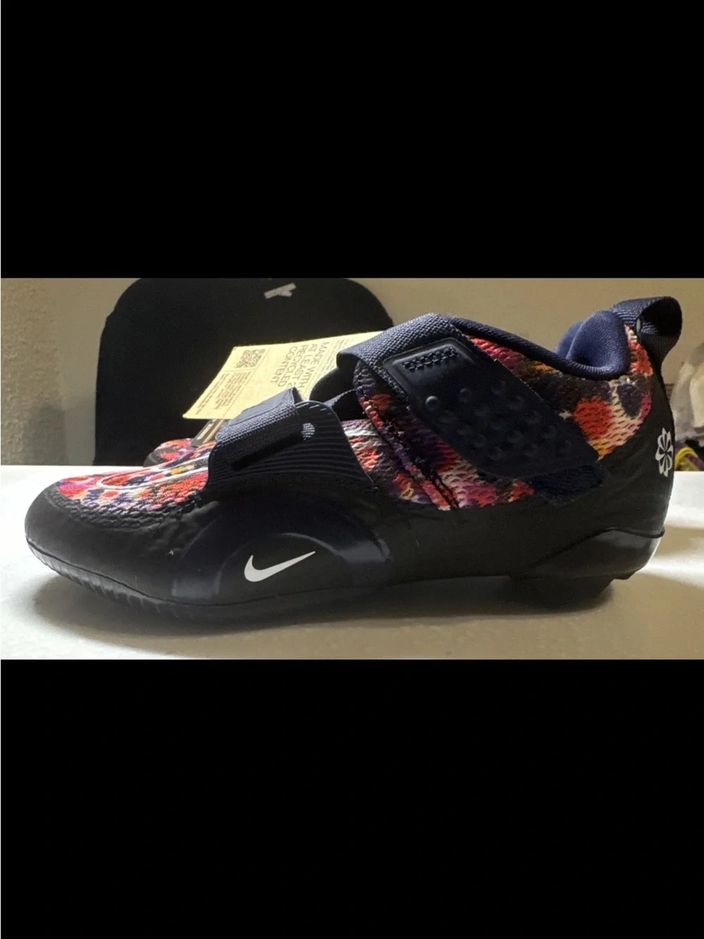 Nike Floral-Print Training Sneakers in Navy, Pink, Purple