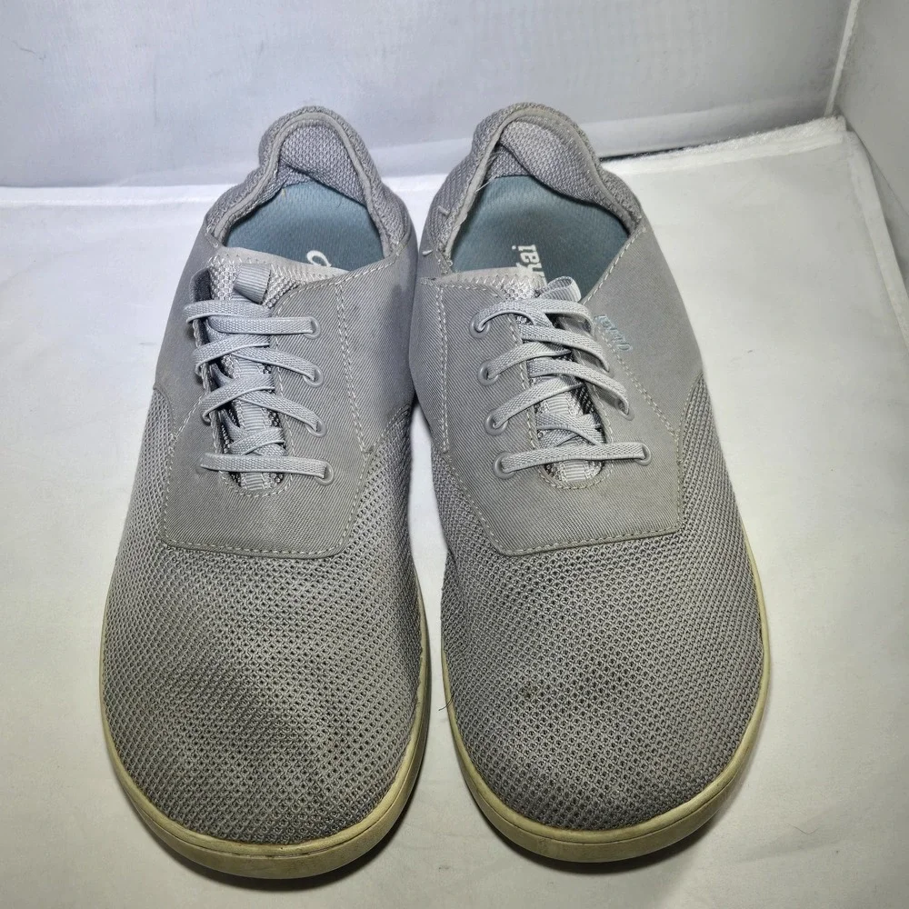 Olukai Nohea Moku Size 11.5 Men's Gray‎ Mesh Outdoor Boat Shoes Clay Tapa