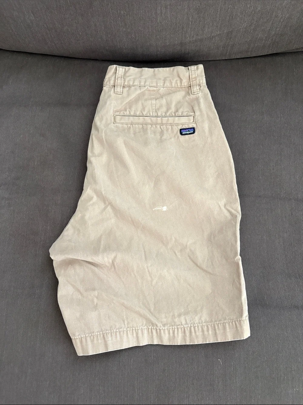 Patagonia Men’s Tan Flat-Front Shorts