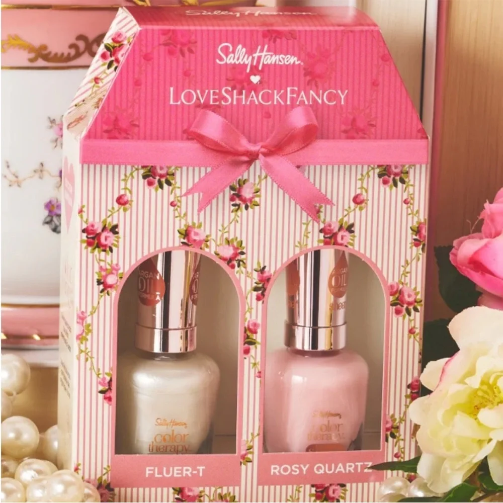LoveShackFancy Nail Color Duo Limited Edition NWT