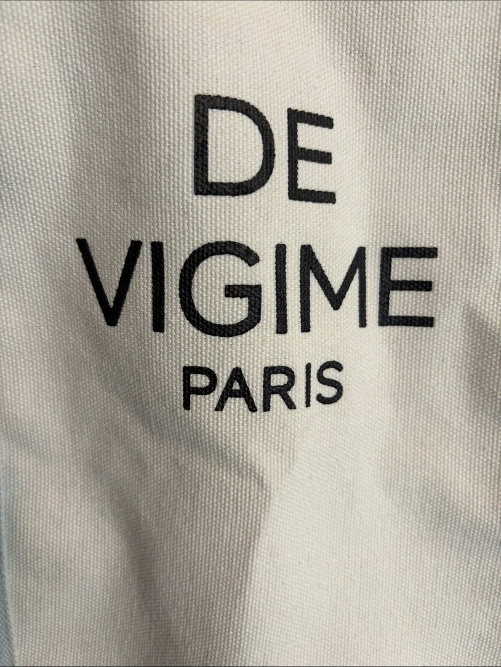 Cream Canvas Tote Bag