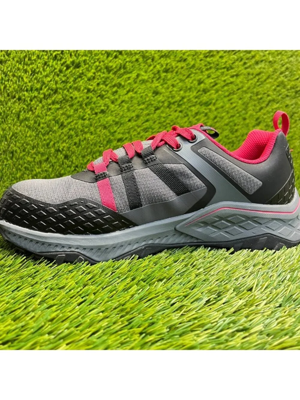 Avenger Aero Trail Womens Size 8D Gray Pink Composite Safety Toe Work Shoes