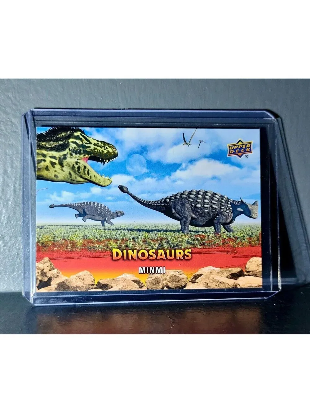 2015 Upper Deck Dinosaurs Minmi Extinction Red Parallel #85 Card