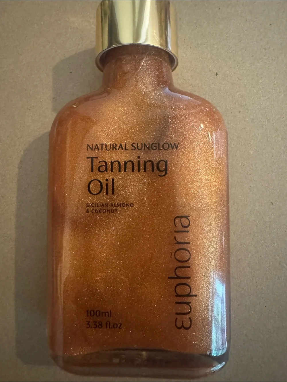 Euphoria Bliss Greece Natural Sunglow Tanning Oil - Shimmering Bronze