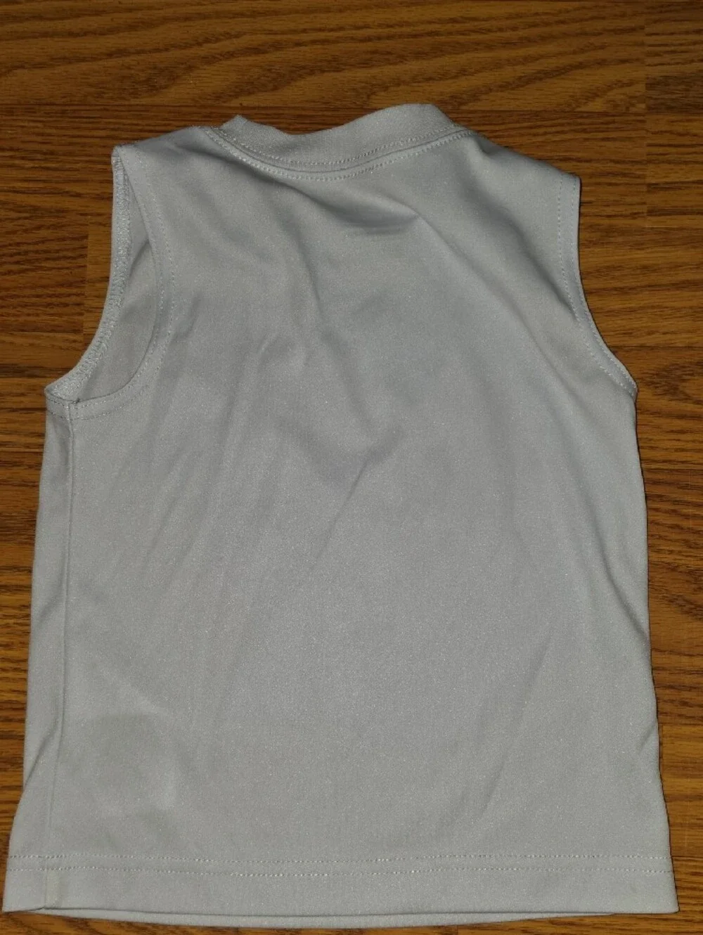 Nike White Tank Top with Blue 'JUST DO IT.' Graphic