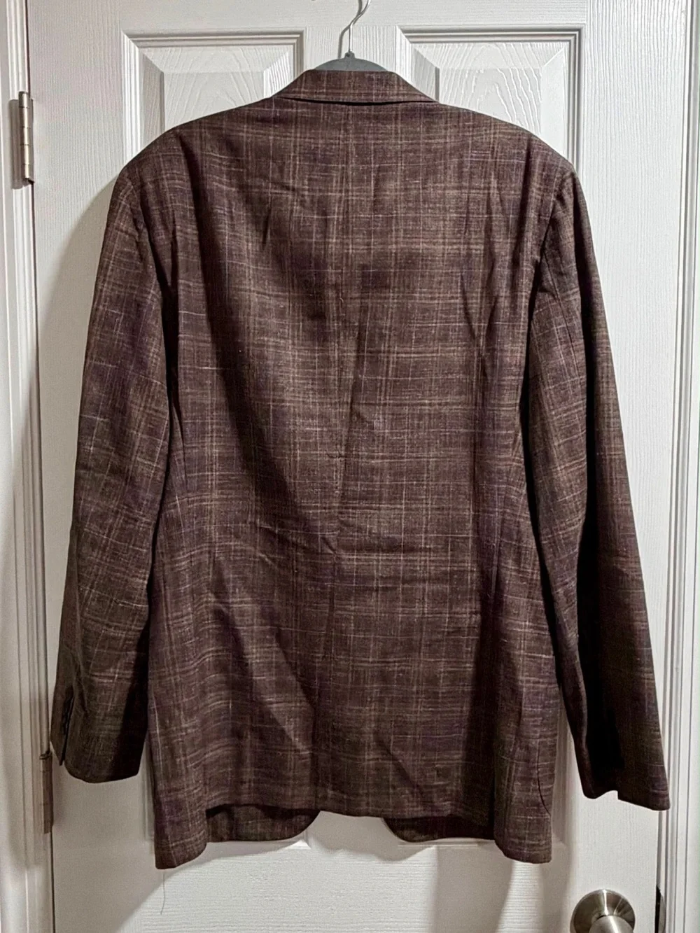 Maurizio Baldassari brown plaid