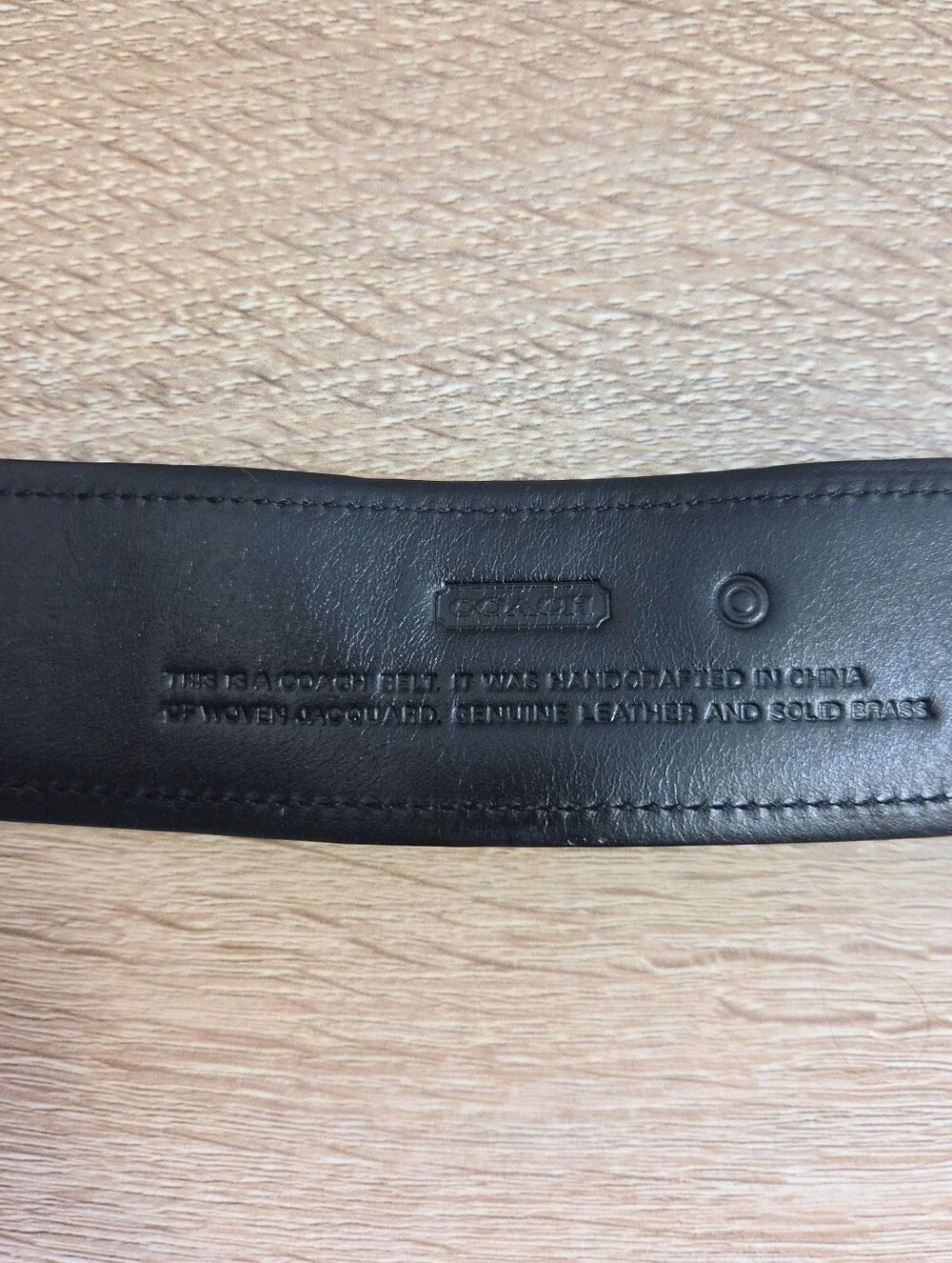 Coach Black Signature Soho Jacquard Canvas Grommet Belt Silver Buckle - Medium