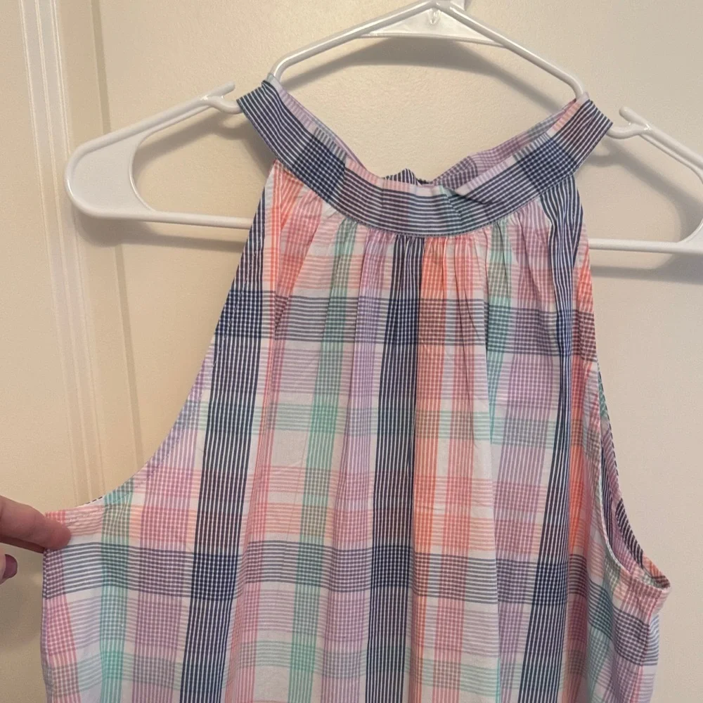 J. Crew lightweight plaid