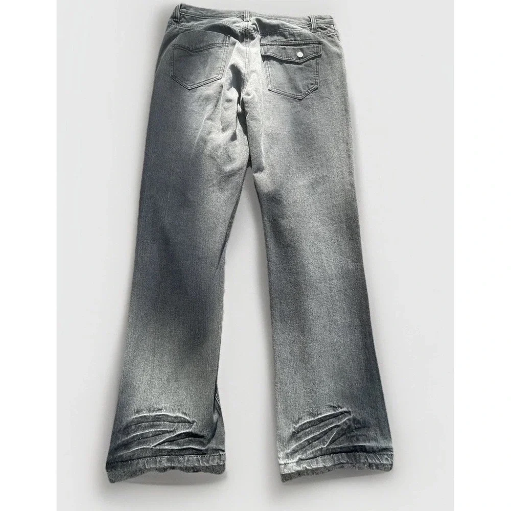 Tony Hawk Gray Distressed Faded Jeans Men's‎ 34X32 Vintage Y2K Skater Grunge