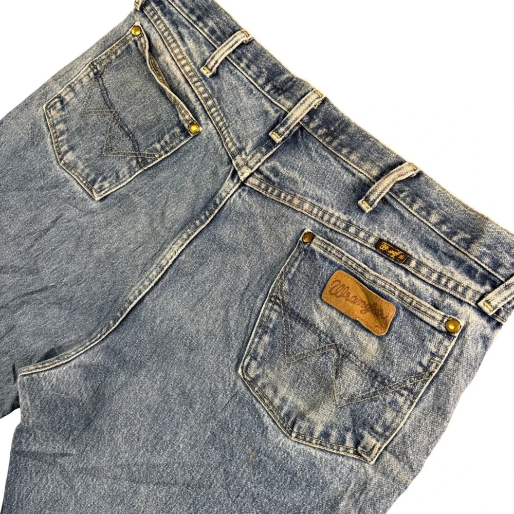 Wrangler George Straight Cowboy‎ Cut Mens Original Fit Jeans Rodeo Denim 38x33.5