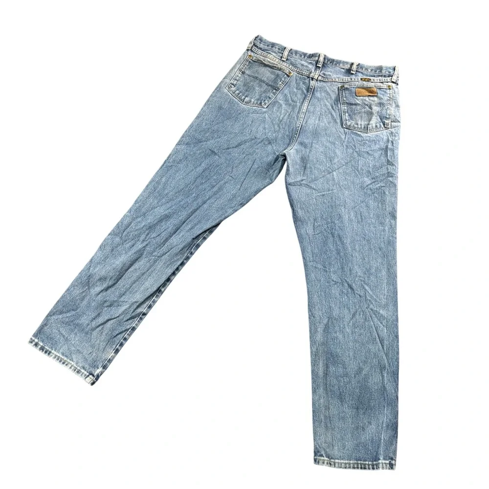 Wrangler George Straight Cowboy‎ Cut Mens Original Fit Jeans Rodeo Denim 38x33.5