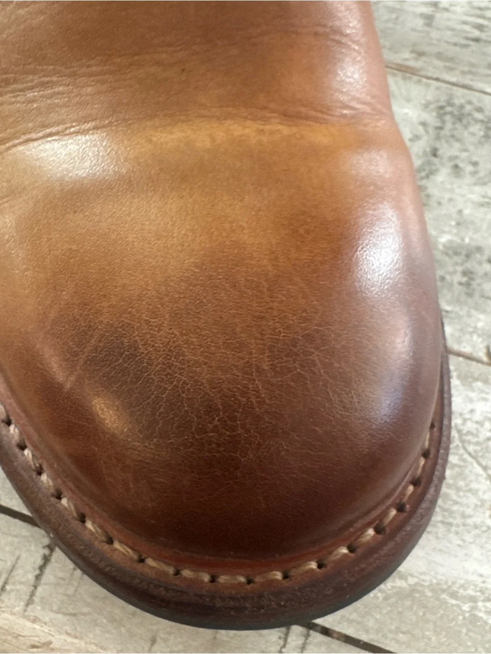 Frye Men's Leather Chukka Boots in Cognac Brown