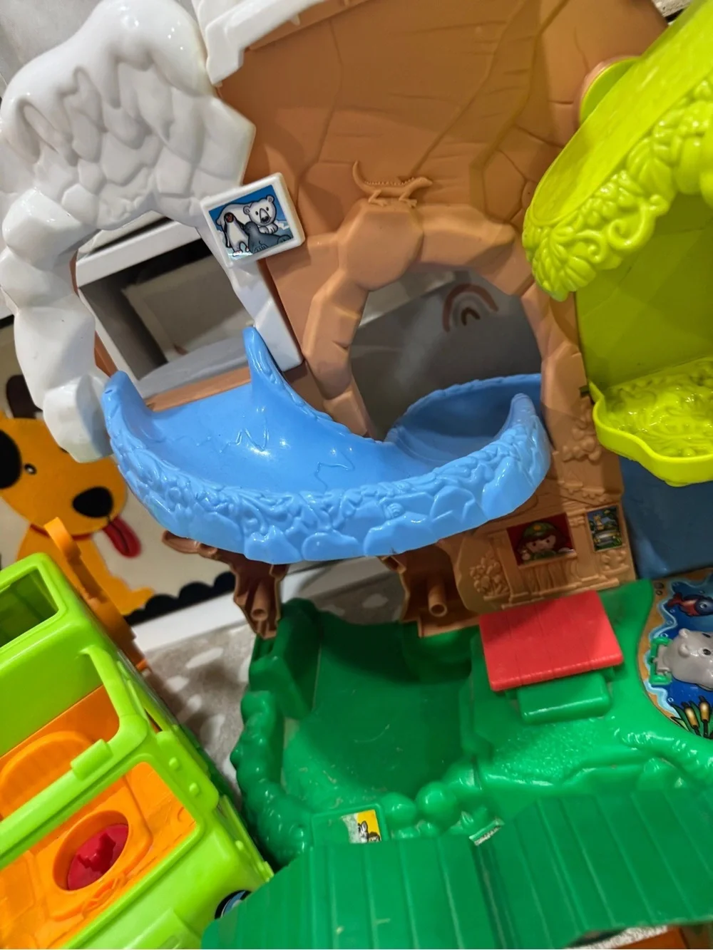 Fisher-Price well missing characters