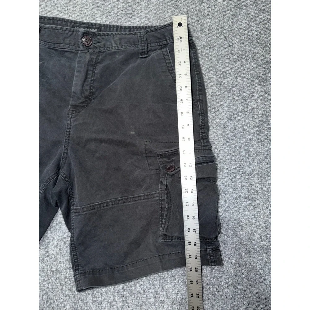 Aeropostale Classic Cotton Stretch‎ Cargo Shorts Black Size 34