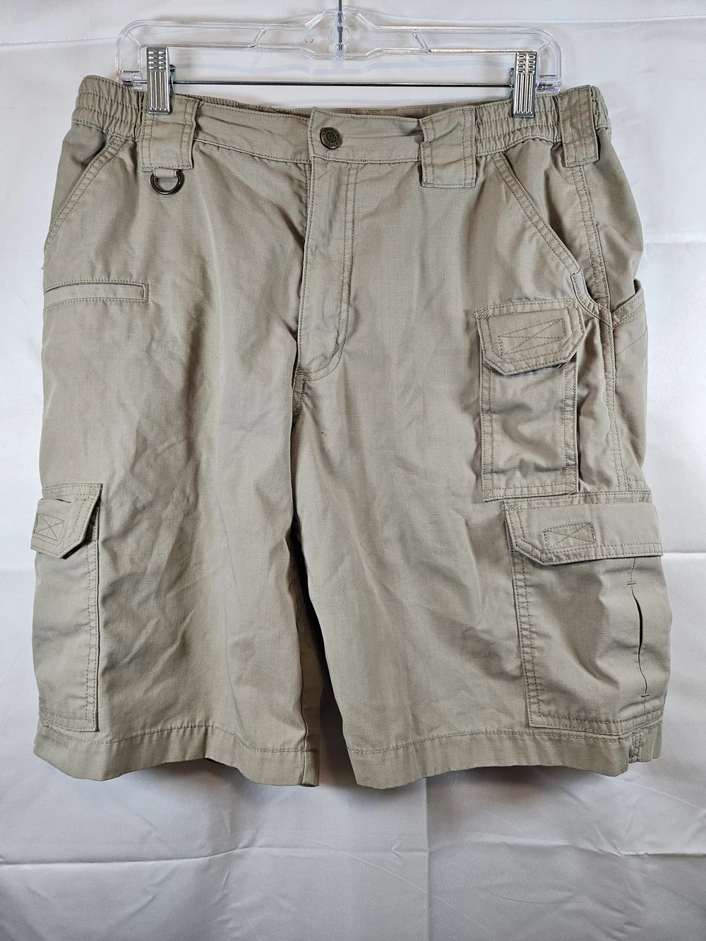 5.11 Tactical Tan Cargo Shorts 8 Pocket Utility Hiking Camping Fisherman