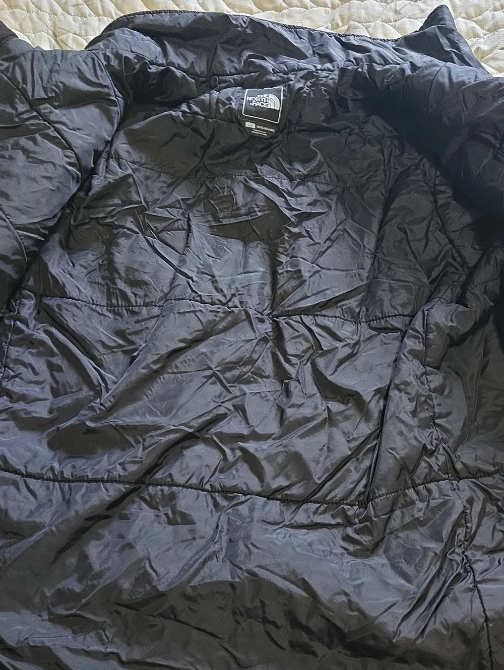 The North Face Maroon and Black Softshell Jacket